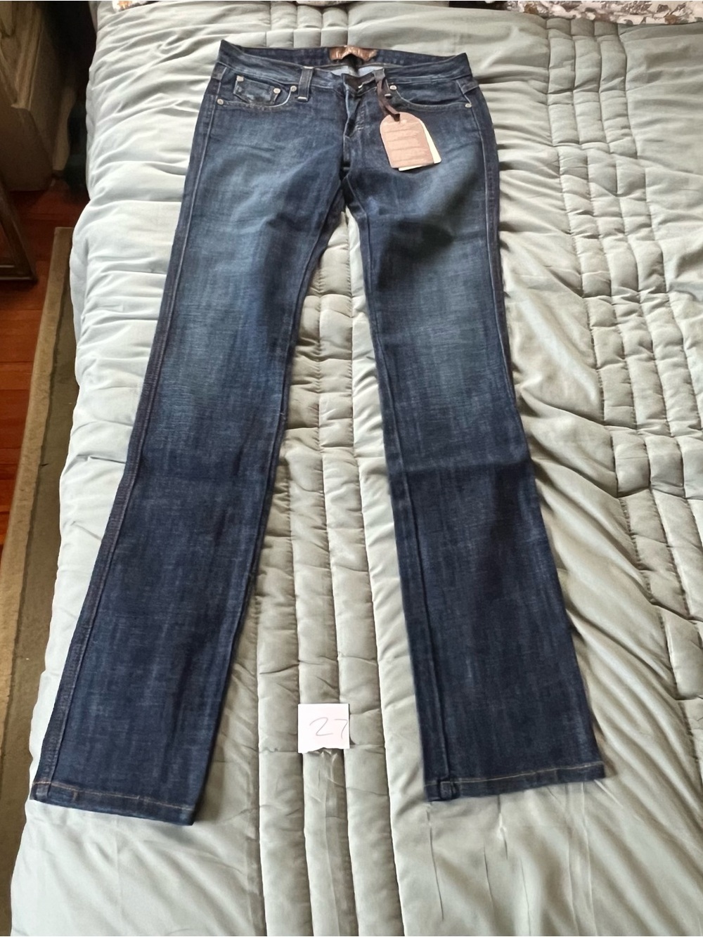Vintage Frankie B. Dark Blue Boot Cut Jeans